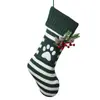 Calcetines de punto para mascotas (gato y perro) de Navidad, Bolsas de regalo, Calcetines de Navidad, Regalos de Navidad, Amazon Transfronterizo
