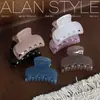Pinza de Garra Pequeña Color Sólido Estilo Retro Coreano Nuevo Verano Lan Serie de Colores Gelatina Pinza para Medio Recogido de Cabello Femenino Pinza de Tiburón Accesorios para el Cabello