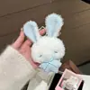 Coelhinho Anjo Fofo Toalha de Conforto Saco de Feijão Pelúcia Pingente Item Adorável de Cura Decoração de Bolsa Presente para Crianças