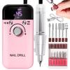 Lijadora de uñas profesional de 45000 W, pulidora de uñas eléctrica, herramientas de manicura portátiles, exclusiva transfronteriza.