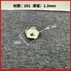 Tampão Final para Tubo Redondo de Aço Inoxidável Flange Porca de Rosca Interna Plug Interno Rosca Interna Conector Soldado Ferragens Acessórios de Manípulo