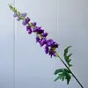 Flor Artificial Violeta de Rama Única Escena Decoración al por Mayor Transfronteriza Flor Artificial Flor de Seda Arreglo de Flores de Piso para Boda Adorno Grande de Golondrina