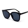 2019 Nuevas Gafas de Sol Moda Street Shot Gafas de Sol de Montura Grande Estilo Coreano Celebridad de Internet Gafas de Sol de Metal Dientes de Bisagra