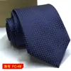 Gravata masculina atacado novo em estoque negócios cor sólida listras 8C jacquard de seta gravata pode ser adicionado LOGO