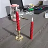 Vela Eletrônica 6 Novo Hotel Casamento Atmosfera Romântica com Velas Decoração Adereços Haste Longa Luz de Simulação LED