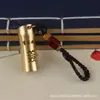 Sinal de Cobre Cartucho Sinal Bagua Agitar Desenhar Cartucho Seis hexagramas Sinal Sinal Superior Alça de Descompressão Porta-Chave de Carro Decoração