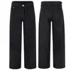 Muxi Clothing Moda Americana High Street Retrô Tendência Versátil Estilo Básico Algodão Puro Calças de Pernas Largas Jeans Reto Solto