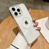 Apple 18Promax Cámara Botón Táctil Inteligente IA Compatible con Iphone17 Funda Magnética para Teléfono Transparente Anti-Caídas