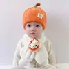 Gorro de bebé con diseño de nariz de oso, gorro tejido lindo de invierno para niños y niñas, gorro cálido para bebés y niños pequeños