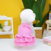 Vestido Fino de Princesa para Mascota Primavera/Verano Ropa para Perros y Gatos para Perros Pequeños Tipo Teddy 23 Color Caramelo Falda de Capas