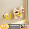Estante para Chanclas con Ventosa para Baño, Estante para Secar Zapatos Montado en la Pared sin Taladrar, Solución de Almacenamiento para el Baño