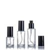 Atacado de fábrica frasco de spray de vidro frasco de emulsão embalagem cosmética frasco de pressão portátil frasco de base
