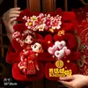 Decoraciones de Caracteres de Doble Felicidad para Bodas, Decoraciones Especiales para Habitaciones de Boda, Pegatinas para Puertas, Colección 3D de Artículos de Boda para Dormitorios y Salas de Estar