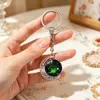 Llavero de Luna de Doble Cara con Cielo Estrellado Luminoso y Doce Constelaciones - Exquisito y Versátil Accesorio para Llaves de Coche para Mejores Amigos