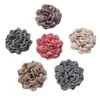 Estilo Británico Elegante Tela de Cuadros Rosas Ambiente DIY Cuerda para Recoger el Cabello Tocado Broche Accesorios Florales Femeninos