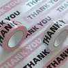 Cinta Adhesiva Impresa Thankyou Cinta Selladora para Empaque Express Cinta Selladora de Rollo Grande Cinta para Sellado de Cartas de Celebridad de Internet