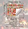 2027 Nuevas Pegatinas Electrostáticas Navideñas Pegatinas de Ventana Removibles Pegatinas de Pared Impermeables Pegatinas Decorativas de Vidrio de Muñeco de Nieve Copo de Nieve