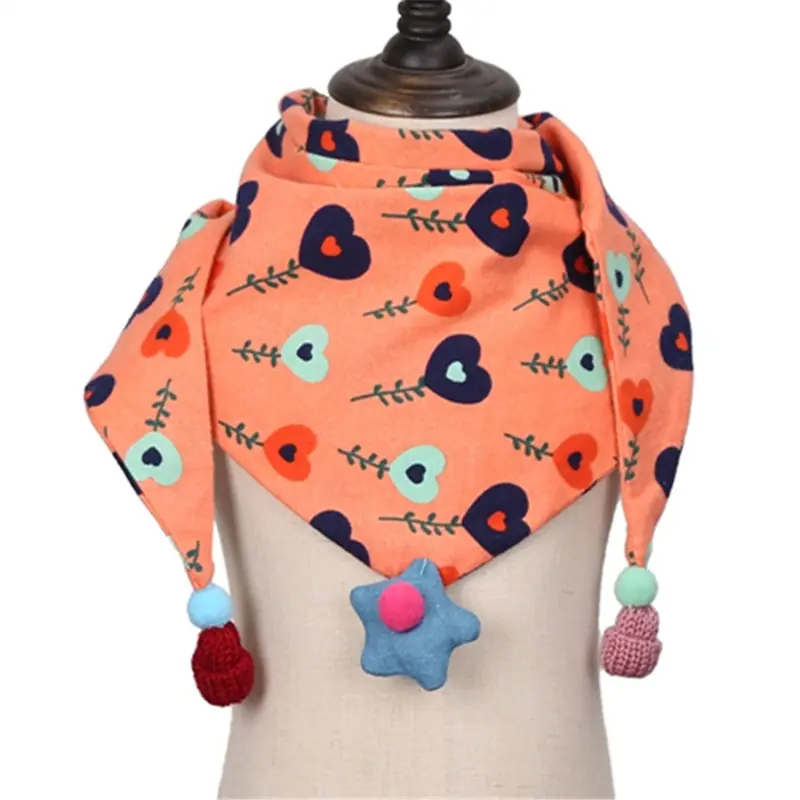 28爱心小花橘粉