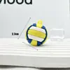 Llavero de Muñeco Colgante de Fútbol Rugby Baloncesto Tenis para Copa del Mundo Llavero de Mini Baloncesto Regalo de Actividad
