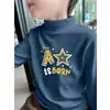Camiseta Térmica Cepillada para Niños, Cuello Semi-alto, Camiseta Infantil, Nuevo Estilo Otoño/Invierno 2026, Top Versátil para Niños Mayores