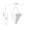 Plantas Creativas para Pared de Sala de Estar, Macetas de Pared, Pared de Fondo, Decoraciones Blandas de Pared, Colgantes de Plantas Verdes, Porcelana Blanca