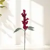 Cipó de Frutas Vermelhas Artificiais, Frutas da Fortuna Festivas DIY Frutas de Acácia, Cipó de Flores de Natal Artificiais, Decoração de Parede com Flores Penduradas