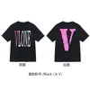 Nueva Camiseta Vlone Jerry Grande V Humo Reflectante Holgada de Manga Corta Flor de Cerezo Pareja Streetwear de Moda