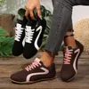 2026 Verão Novo Comércio Exterior Tamanho Plus Feminino Casual Confortável Moderno Cadarço Sapatos de Salto Único Tamanho Único