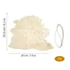 Sinal de madeira da Amazon para Natal e Halloween TikTok peça de madeira em branco inacabada Xiyin DIY decoração de porta