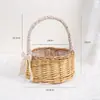 Cestas de Flores, Empaque de Flores, Arte Floral, Floristería, Arreglos Florales, Tejido de Ratán, Cestas de Flores de Boda de Mano, Bolsas de Flores Secas, Tejido de Flores, Cestas Hechas a Mano