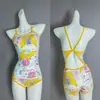(Colección de una sola capa) Traje de Baño Profesional de Natación para Mujer, de una Pieza, Triángulo de Corte Bajo, Cobertura Amplia de Cadera, para Entrenamiento y Competición en Piscinas