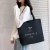 Bolsa de Lona Bolso para Estudiante Universitaria Bolso de Mano para Clase Gran Capacidad Bolsa de Compras Bolso Tote Versátil Venta al por Mayor Cabello