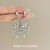 Brincos de Franja Borboleta com Diamantes, Brincos Modernos, Modernos, Simples, Versáteis, Brincos de Luxo Exquisitos e Acessíveis