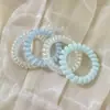 Corda de Telefone Colorida de Alta Elasticidade e Durabilidade, Elástico de Cabelo Sem Costura e Que Não Estica, Prendedor de Cabelo Feminino, Elástico de Borracha, Acessório de Cabelo de Bola