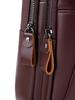 Mochila de Cuero Vacuno para Hombre, Bolsa de Pecho de Cuero Genuino, Estilo Retro Europeo y Americano, Bandolera de Hombro, Bolsa Delantera Colgante, Estilo de Negocios, Casual y Versátil