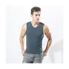 Chaleco térmico de doble cara con forro polar para hombre, chaleco de forro polar engrosado de corte ajustado, camiseta interior con forro polar, chaleco de hombre, moda de otoño e invierno