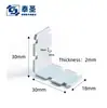 Soportes de Esquina de Aleación de Aluminio, Fijaciones para Pintura de Cristal Cerámico, Inserciones de Esquina para Marco de Aluminio de Pintura Decorativa, Piezas de Conexión de Aluminio, Accesorios de Ferretería para Marcos de Fotos