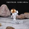 Soporte para teléfono móvil con diseño de astronauta creativo, adornos de escritorio, regalos, modelos de astronautas para estudiantes, decoraciones, artesanías de resina.