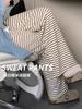 Pantalones de maternidad para uso en exteriores, Pantalones de pierna ancha no ajustados para mujeres embarazadas, Talla grande 2026 Nuevos Pantalones de maternidad casuales con forro polar de otoño e invierno