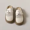 Sandalias Tejidas de Malla Hueca con Suela Gruesa Estilo Francés para Mujer, Nuevo Modelo Primavera/Verano 2026, Zapatillas Transpirables que Aumentan la Altura para Mujeres Bajitas