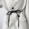 Corrente de Cintura, Cinto Fino Estilo Coreano, Tira Decorativa Simples com Vestido, Corda de Cintura com Laço para Mulheres, Dropshipping de Peça Única