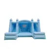 Castillo Inflable Personalizado Color Azul Macaron para el Patio Trasero