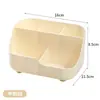 Caixa Organizadora de Mesa Multifuncional de Grande Capacidade Porta-Pincéis de Maquiagem Suporte de Armazenamento para Escritório Tubo de Caneta para Mesa de Estudante