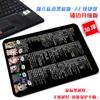 [Atalho] pequena arte criativa desenho animado AE bloqueio borda computador pad simples animação bonito mouse pad portátil