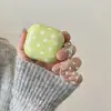 Funda Protectora Bluetooth para Auriculares AirPods 4ª Generación con Diseño de Flor Blanca Verde Matcha Adecuada para AirPods 3ª Generación Pro 2ª Generación