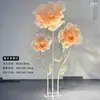 Flor Grande Flor Gigante Flor de Rede de Seda Adereços de Casamento Decoração de Janela Layout de Passarela Fundo de Transmissão ao Vivo Flor Artificial Flor Guia