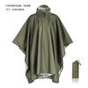 Comercio Exterior Transfronterizo Poncho Impermeable Tres en Uno Ciclismo Senderismo Montañismo Portátil Impermeable de una Pieza Poncho Impermeable a Prueba de Viento