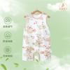 Macacão Infantil Sem Mangas, Macacão de Algodão Fino de Verão, Roupa de Rastejar, Roupa de Casa para Bebê, Pijama, Roupa para Recém-Nascido