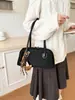 Bolso tipo baguette de gamuza a la moda para mujer, nuevo modelo 2026, bolso de gran capacidad para el día a día, bolso de hombro Boston retro casual