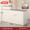 Mostrador de caja, mostrador de bar pequeño, mesa de tienda de ropa, mesa de salón de belleza y peluquería, escritorio de recepción de empresa simple y elegante, mostrador de supermercado